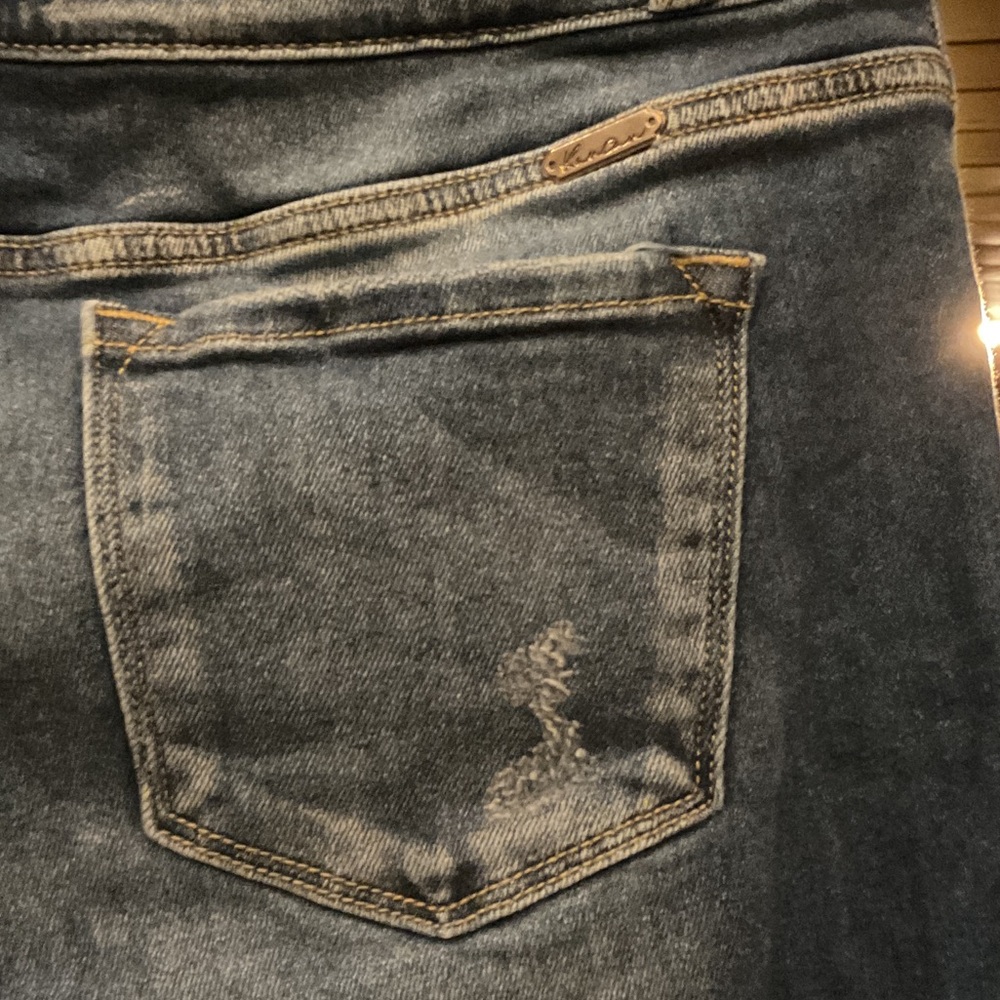KanCan Dark Blue Flare Jeans - Picture 14 of 16